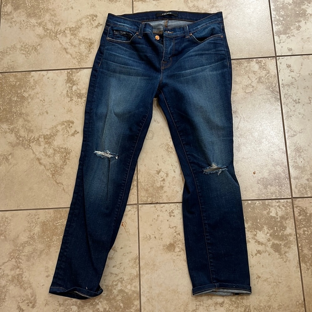 J BRAND Mid Rise Rail Jeans
